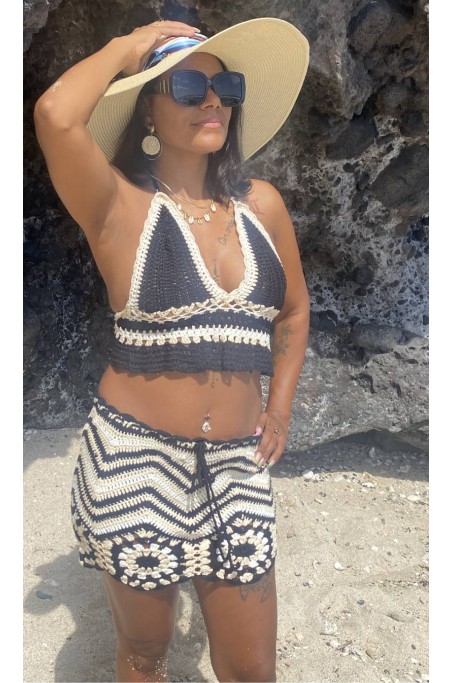 Ensemble crochet de plage